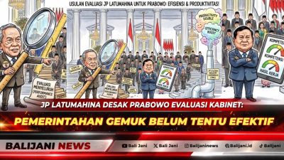 Anggota Forum Masyarakat Indonesia Emas FORMAS Ir JP Latumahina saat memberikan pemaparan mengenai pentingnya efisiensi organisasi dan value audit dalam kabinet