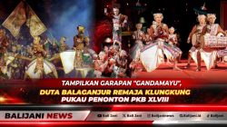 Tampilkan Garapan “Gandamayu”, Duta Balaganjur Remaja Klungkung Pukau Penonton PKB XLVIII
