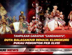 Tampilkan Garapan “Gandamayu”, Duta Balaganjur Remaja Klungkung Pukau Penonton PKB XLVIII