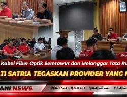 Kabel Fiber Optik Semrawut dan Melanggar Tata Ruang, Bupati Satria Tegaskan Provider Yang Nakal