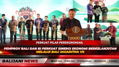 Sekda Bali Dewa Made Indra bersama jajaran Bank Indonesia dan duta besar negara sahabat pada penutupan Bali Jagaditha VII 2026.