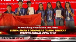 Bawa Pulang Medali Emas dan Perak, Siswa SMAN 1 Denpasar Juara Tingkat Internasional Even SHIE