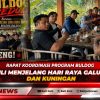 Rapat Koordinasi Program BULDOG Peduli Menjelang Hari Raya Galungan dan Kuningan