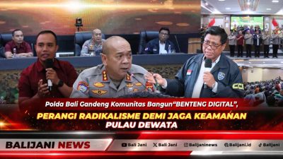 Dir Binmas Polda Bali Kombes Pol Suwandi Prihantoro membuka sosialisasi siber dan radikalisme bersama komunitas di Gedung Rupatama Polda Bali