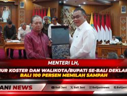 Menteri LH, Gubernur Koster dan Walikota/Bupati se-Bali Deklarasikan Bali 100 Persen Memilah Sampah