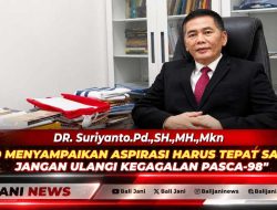 Demo Menyampaikan Aspirasi Harus Tepat Sasaran, Jangan Ulangi Kegagalan Pasca-98