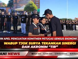 Pimpin Apel Penguatan Komitmen Petugas Sensus Ekonomi 2026, Wabup Tjok Surya Tekankan Sinergi dan Akronim “TIR”