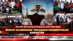 281 Atlet Bertarung di Kejurprov Catur Bali 2026, Bupati Klungkung Tekankan Pembentukan Karakter