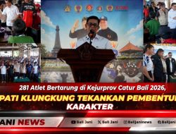281 Atlet Bertarung di Kejurprov Catur Bali 2026, Bupati Klungkung Tekankan Pembentukan Karakter