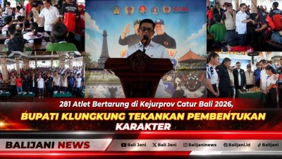 281 Atlet Bertarung di Kejurprov Catur Bali 2026, Bupati Klungkung Tekankan Pembentukan Karakter