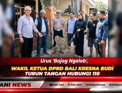 Urus ‘Bojog Ngeleb’, Wakil Ketua DPRD Bali Kresna Budi Turun Tangan Hubungi 110