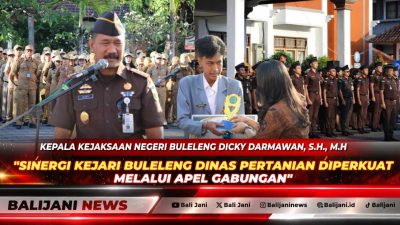 Sinergi Kejari Buleleng Dinas Pertanian Diperkuat Melalui Apel Gabungan