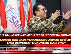 Ajukan Diri Jadi Penanggung Jawab HPN 2027, SMSI Berharap Dukungan dari PWI