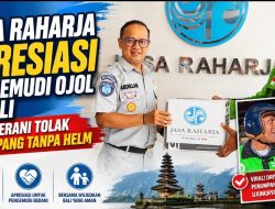 Jasa Raharja Apresiasi Pengemudi Ojol di Bali yang Berani Tolak Penumpang Tanpa Helm
