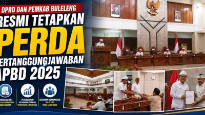 DPRD dan Pemkab Buleleng Resmi Tetapkan Perda Pertanggungjawaban APBD 2025