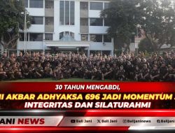 30 Tahun Mengabdi, Reuni Akbar Adhyaksa 696 Jadi Momentum Jaga Integritas dan Silaturahmi