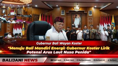 Menuju Bali Mandiri Energi: Gubernur Koster Lirik Potensi Arus Laut Nusa Penida