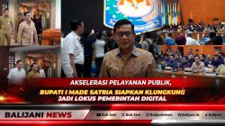 Bupati Klungkung I Made Satria saat menghadiri Rapat Koordinasi Perluasan Piloting Digitalisasi Bantuan Sosial di Gedung Sasana Bhakti Praja Kemendagri Jakarta
