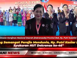 Usung Semangat Perajin Mendunia, Ny. Putri Koster Hadiri Syukuran HUT Dekranas ke-46