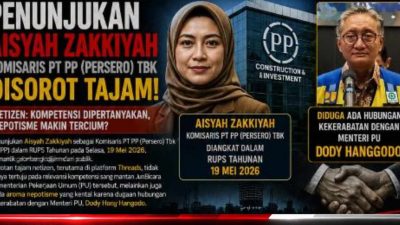 Pengamat politik Samuel F. Silaen saat memberikan tanggapan terkait pentingnya transparansi GCG dalam pengangkatan jabatan komisaris BUMN