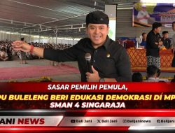 Sasar Pemilih Pemula, KPU Buleleng Beri Edukasi Demokrasi di MPLS SMAN 4 Singaraja