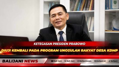 Ketegasan Presiden Prabowo Diuji Kembali pada Program Unggulan Rakyat Desa KDMP