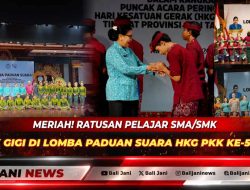 Meriah! Ratusan Pelajar SMA/SMK Unjuk Gigi di Lomba Paduan Suara HKG PKK ke-54 Bali