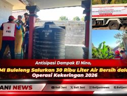 Antisipasi Dampak El Nino, PMI Buleleng Salurkan 30 Ribu Liter Air Bersih dalam Operasi Kekeringan 2026