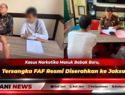 Kasus Narkotika Masuk Babak Baru, Tersangka FAF Resmi Diserahkan ke Jaksa