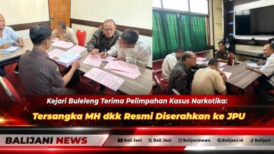 Kejari Buleleng Terima Pelimpahan Kasus Narkotika: Tersangka MH dkk Resmi Diserahkan ke JPU