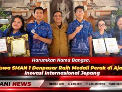 Harumkan Nama Bangsa, Siswa SMAN 1 Denpasar Raih Medali Perak di Ajang Inovasi Internasional Jepang