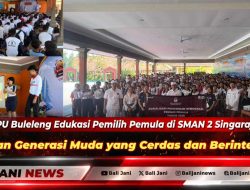KPU Buleleng Edukasi Pemilih Pemula di SMAN 2 Singaraja: Siapkan Generasi Muda yang Cerdas dan Berintegritas