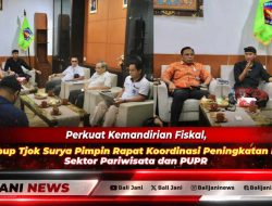 Perkuat Kemandirian Fiskal, Wabup Tjok Surya Pimpin Rapat Koordinasi Peningkatan PAD Sektor Pariwisata dan PUPR