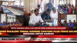 Ketua DPRD Buleleng Ketut Ngurah Arya saat memimpin pertemuan audiensi bersama perwakilan mahasiswa Cipayung Plus di Ruang Gabungan Komisi
