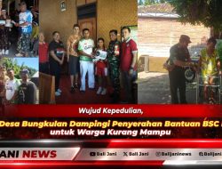 Wujud Kepedulian, Babinsa Desa Bungkulan Dampingi Penyerahan Bantuan BSC Buleleng untuk Warga Kurang Mampu