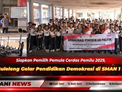 Siapkan Pemilih Pemula Cerdas Pemilu 2029, KPU Buleleng Gelar Pendidikan Demokrasi di SMAN 1 Seririt