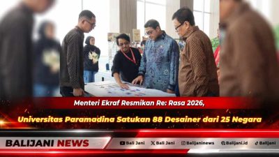 Menteri Ekraf Resmikan Re: Rasa 2026, Universitas Paramadina Satukan 88 Desainer dari 25 Negara