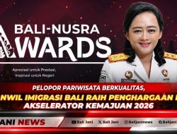 Pelopor Pariwisata Berkualitas, Kakanwil Imigrasi Bali Raih Penghargaan Figur Akselerator Kemajuan 2026