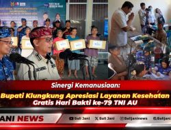 Sinergi Kemanusiaan: Bupati Klungkung Apresiasi Layanan Kesehatan Gratis Hari Bakti ke-79 TNI AU