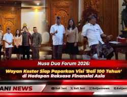 Nusa Dua Forum 2026: Wayan Koster Siap Paparkan Visi ‘Bali 100 Tahun’ di Hadapan Raksasa Finansial Asia