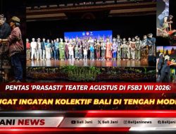 Pentas ‘Prasasti’ Teater Agustus di FSBJ VIII 2026: Menggugat Ingatan Kolektif Bali di Tengah Modernitas