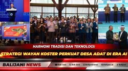 Gubernur Bali Wayan Koster saat memaparkan materi mengenai integrasi teknologi digital dan pelestarian desa adat dalam ajang International Conference di ITB