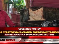 Gubernur Koster Ungkap Strategi Bali Mandiri Energi dan Transportasi Berkelanjutan di Panggung Reuters