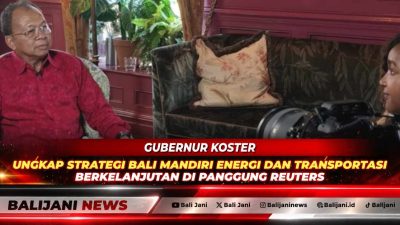 Gubernur Koster Ungkap Strategi Bali Mandiri Energi dan Transportasi Berkelanjutan di Panggung Reuters