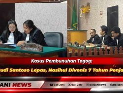 Kasus Pembunuhan Togog: Budi Santoso Lepas, Nasihul Divonis 7 Tahun Penjara
