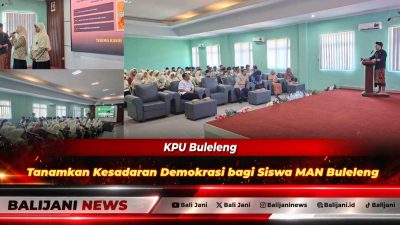 KPU Buleleng Tanamkan Kesadaran Demokrasi bagi Siswa MAN Buleleng