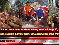 Bedah Rumah Pramuka Buleleng Kembali Bergulir, Bangun Rumah Layak Huni di Banyuseri dan Patemon