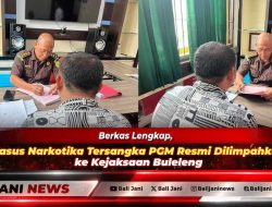 Berkas Lengkap, Kasus Narkotika Tersangka PGM Resmi Dilimpahkan ke Kejaksaan Buleleng