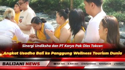 Peserta internasional program Summer School saat mengikuti kelas pengenalan tanaman herbal Usadha Bali bersama instruktur dari PT Karya Pak Oles Tokcer