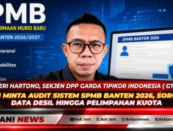 GTI Minta Audit Sistem SPMB Banten 2026, Soroti Data Desil hingga Pelimpahan Kuota